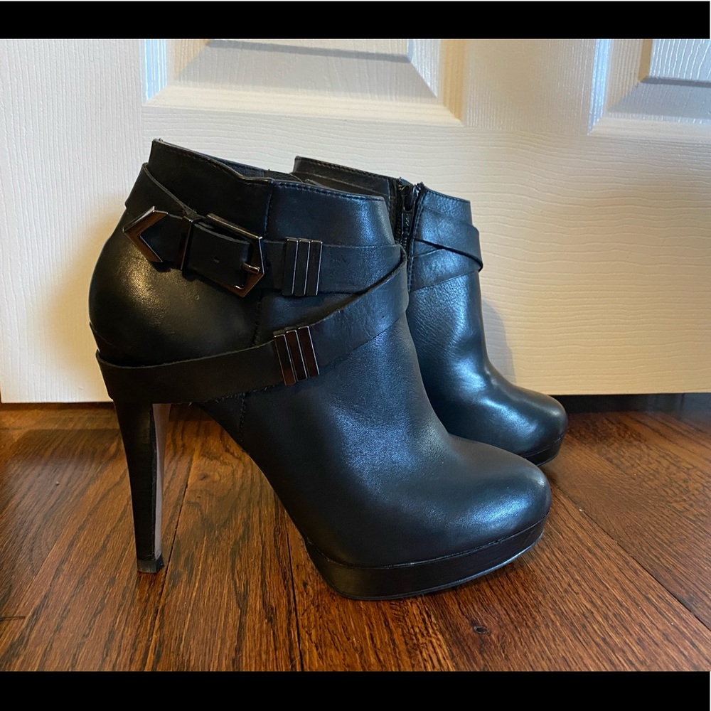 Aldo black booties